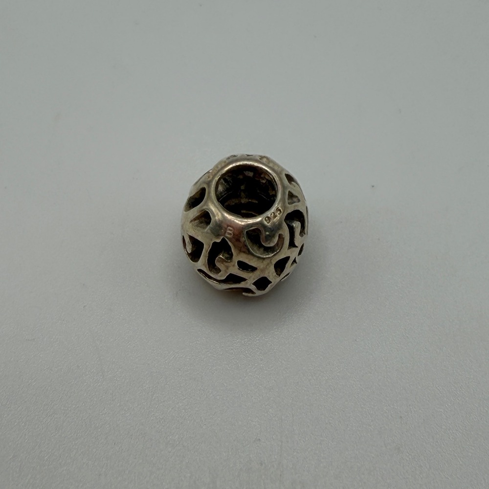 Chamilia 925 Sterling Silver Openwork Filigree Slider Bead Charm for‎ Bracelet